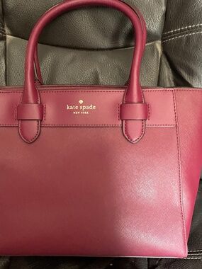 Kate Spade Burgundy Convertible Satchel